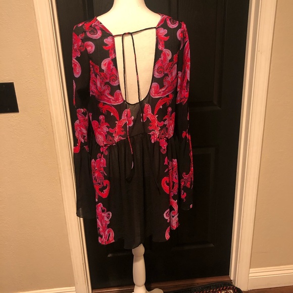 Free People Petal Combo Symphony Slip Tunic Dress - Picture 5 of 8